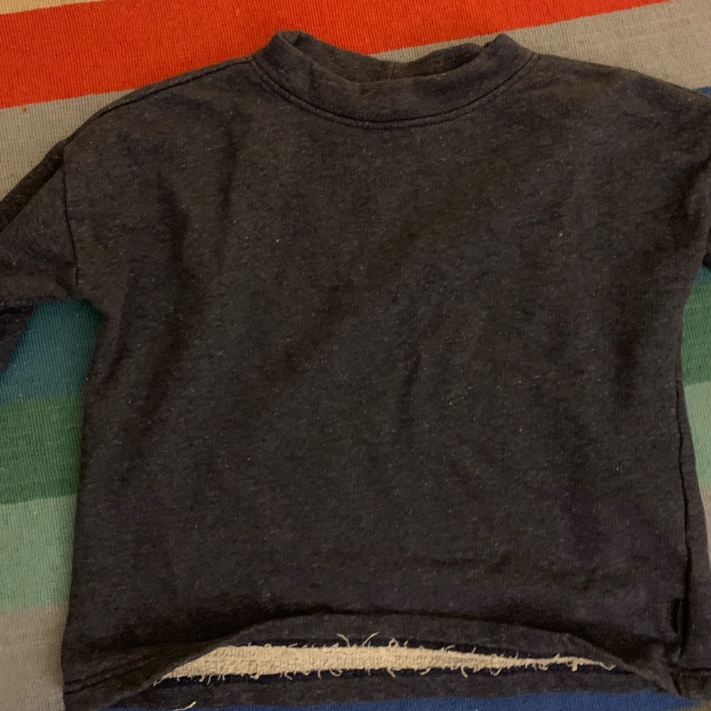 Patagonia Navy Blue Sweater w a high neck collar